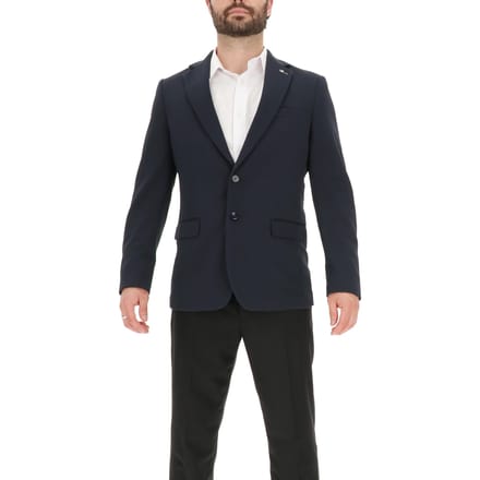 Scotch & Soda 2 Button Jacket Textured Knit Navy Taglia: 48 | Blazers Outlet | Uomo | Blu