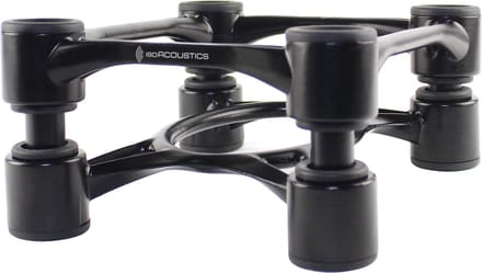 IsoAcoustics Aperta Isolator Monitor Speaker Stands, Per Paar, Zwart