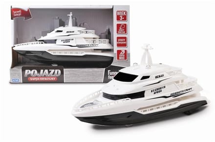 Artyk Speelgoedboot met Frictieaandrijving, Licht- en Geluidseffecten