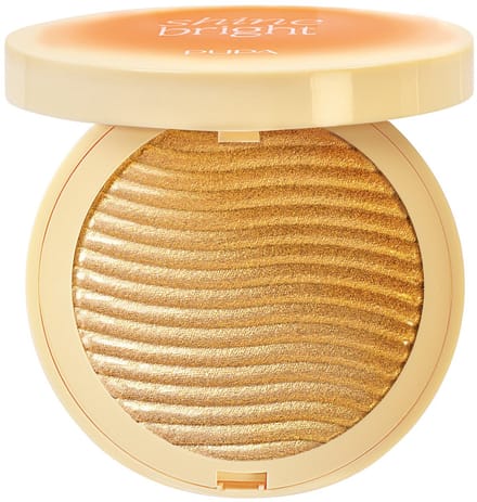 Pupa Shine Bright Compact Face Highlighter Golden dunes