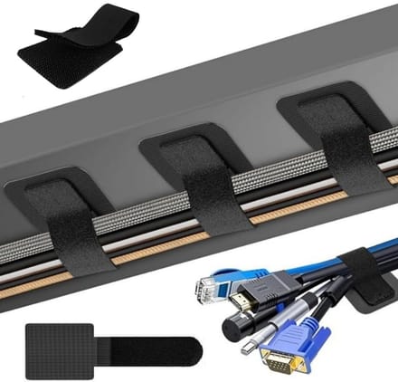 Dailygoods - Kabelmanagementset voor Onder het Bureau met Klittenband