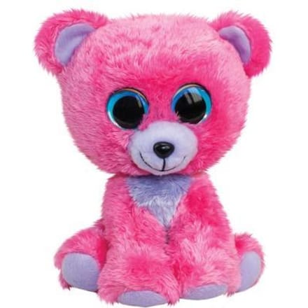 Lumo Stars Cuddly Toy - Bear Raspberry 15cm