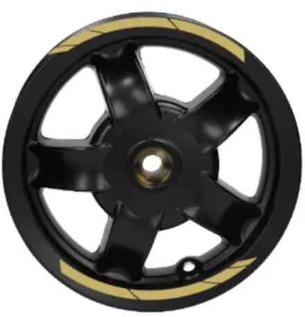 Piaggio Zip Stickerset - Velg Stickers - Goud
