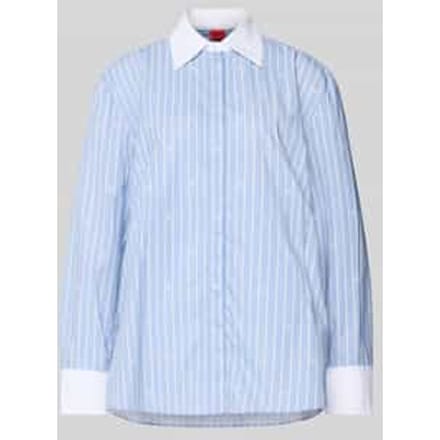 Regular fit Blouse met lange mouwen van puur katoen Model 'ERSENNY'
