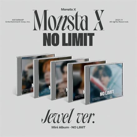 MONSTA X [NO LIMIT] Jewel Case Versie Random 2EA