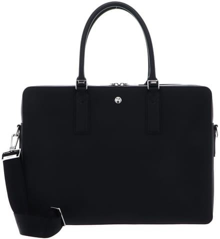 LACOSTE laptoptas met laptopvak Computer Bag Noir zwart