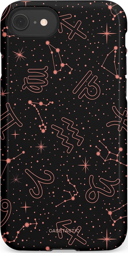 Casetastic hoesje geschikt voor Apple iPhone SE / Apple iPhone 7 / Apple iPhone 8 - Dubbellaagse bescherming - Astropuls - Fashion Case - Zwart