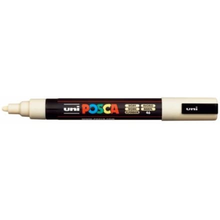 Posca marker met conische punt schrijfdikte medium ivoor