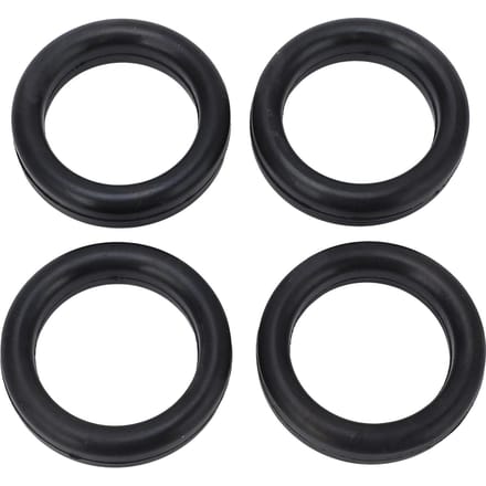 4 Pièces 2 pouces Joint Torique BR554 Support d'Échappement Noir Réduction du Bruit Support d'Échappement Longue Durée Joint Torique pour Véhicules black