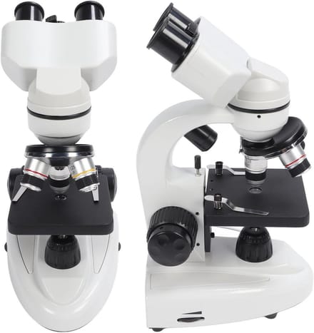 Binoculaire microscoop 40x-5000x met LED-verlichting en breed gezichtsveld