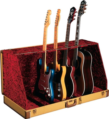 Fender Standcase Studio 7 Tweed stand voor 7 gitaren im case - Gitaarstandaard