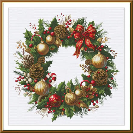 Borduurpakket Nova Sloboda - Christmas Mood - Kerststemming