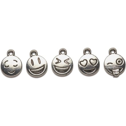 VBS Charms-Decoratieve hanger "Emoticon"