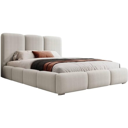Bedframe Briar met opbergruimte ribstof 180x200 | NADUVI Collection