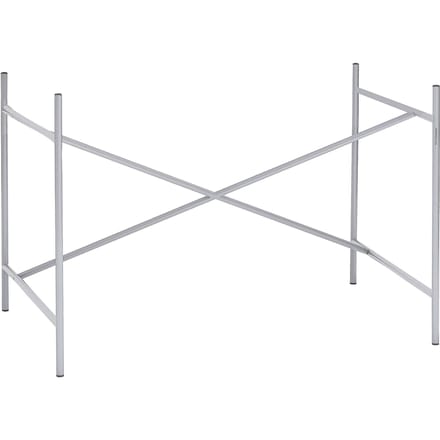 Richard Lampert Eiermann 1 tafelframe - silber RAL 9006 - middelste stut - 110 x 66 cm - met verlenging (hoogte 66 cm)