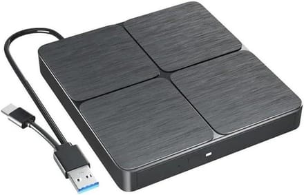 Externe Blu-ray Drive - Draagbare DVD-speler - Films Kijken - USB 3.0 en Type-C