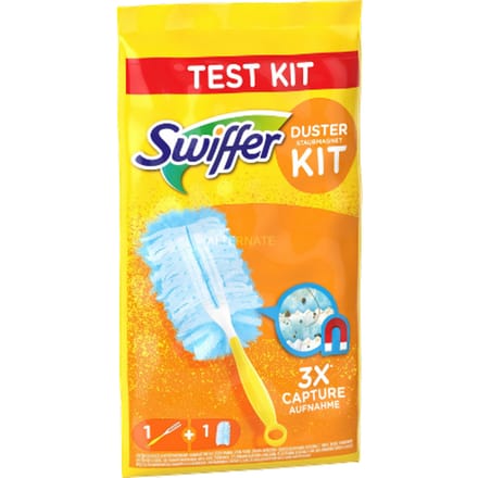 Swiffer Stofmagneet Starter Kit - Inclusief Handvat en 1 Linnen Doek voor Efficiënt Stofvangen
