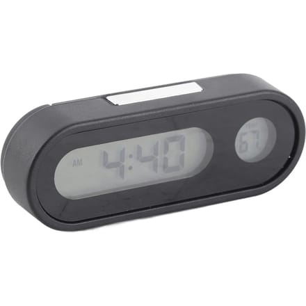 2 in 1 Auto Klok Thermometer LED Achtergrondverlichting Auto Interieur Decor Thermometer Klok Auto Dashboard Klok