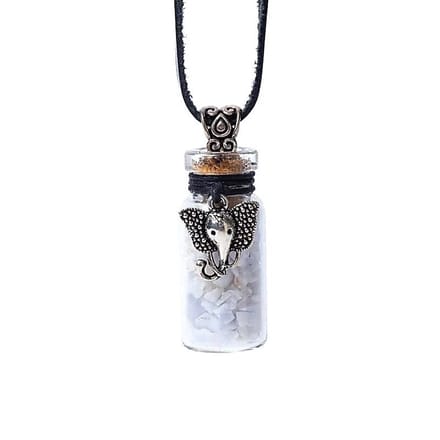 Yogi & Yogini - Geschenkflesje - koord - blue lace agaat - Ganesha