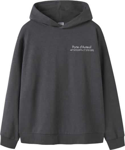 NAME IT - TAMCOX LS HOOD LOGO SWEAT BRU NOOS - Heren - Sweaters