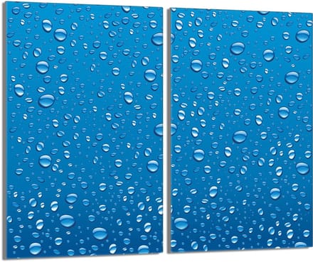 TMK ArtDeko Serie - Glazen Beschermplaat - 52x30 cm - Hartglas - Modern Design