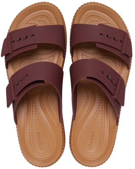 Crocs Brooklyn Woven Buckle Dark Clay Maat 42/43 US 11