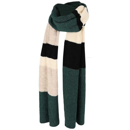 Sarlini - Sjaal dames - Fashion Stripes - One Size - Donker Groen