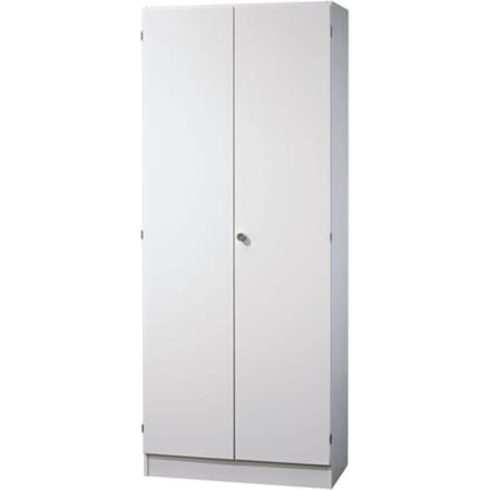 Archiefkast, 5 ordnerhoogten, afsluitbaar, B 800 x D 420 x H 2004 mm, lichtgrijs