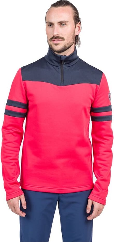 Rossignol Ski pulli + Rits Skipully heren Rood M