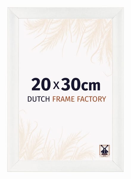 Fotolijst 20x30 cm - MDF - Wit Geveegd - Praag