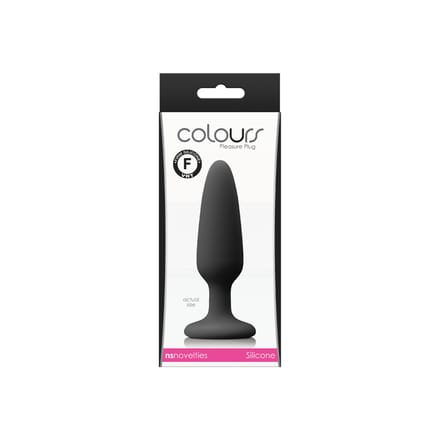 NS Novelties - Colors Pleasures Small Plug - Anal Toys Buttplugs Zwart