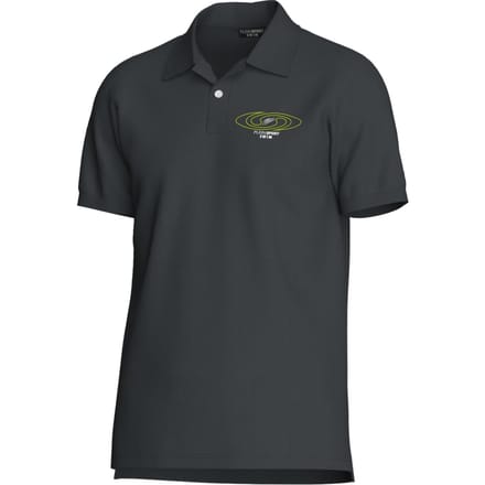 Korte Mouwen Kraag Polo Shirt in Antraciet
