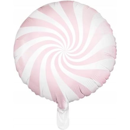 Folie ballon Candy - 45cm Pastel Roze - Partydeco