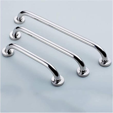 Badkamerhandgrepen - Veiligheidshandvat - Extra ondersteuning - Antislip grip - 2.54 cm - Zilverkleurig