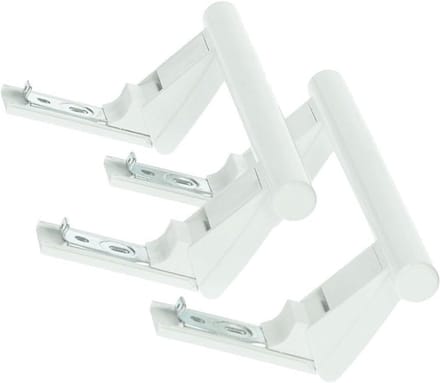 Set van 2 handgrepen met schroefafdekking voor koelkasten