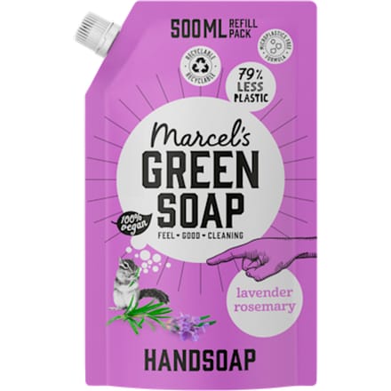 Marcel's Green Soap Handzeep Lavendel & Rozemarijn Stazak 500ml