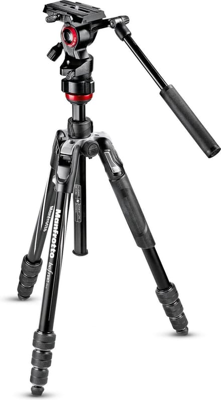 Manfrotto Befree live Aluminium tripod twist video head