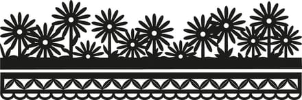 Marianne Design Craftable Mal Anjas flower border CR1330