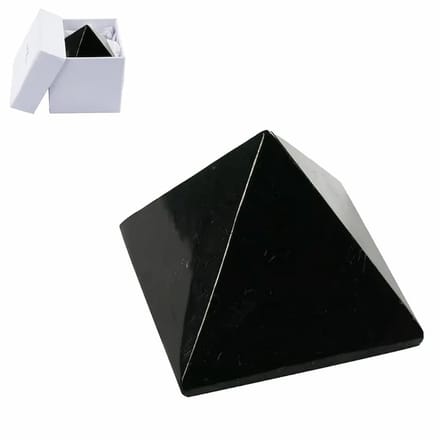 Shungiet Piramide 30 mm in geschenkdoos