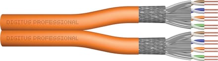 CAT7 sFTP duplex kabel op rol 500 meter vaste koperen kern