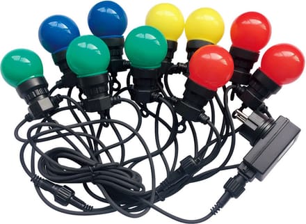 V-TAC VT-70510 String Light - LED-lamp - DC:24V - IP44 - 300 Lumen - RGB + Geel