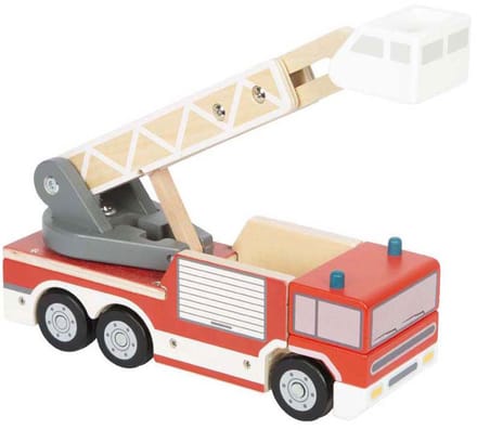 Small Foot - Wooden Fire Truck with Rotating Ladde
