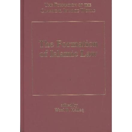 The Formation Of Islamic Law