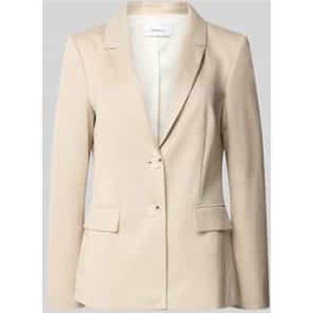 Vrouwen blazer met twee knopen van viscosegaren COMMA