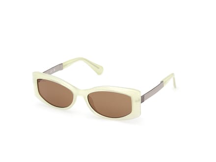 Max &co MO0144 Shiny light yellow 55/17/140 WOMAN Zonnebrillen