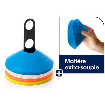 Begrenzingskit met 40 extra flexibele aandrijfkegels Tremblay CT