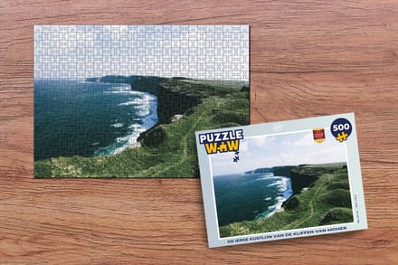Puzzel De Ierse kustlijn van de Kliffen van Moher - Legpuzzel - Puzzel 500 stukjes