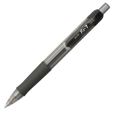 Penac FX-7 - Gelpen - Gel inkt balpen - Zwart - 0.7 mm