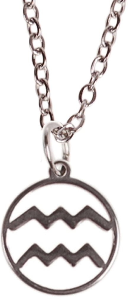 Kinderketting Zilverkleurig 45cm - Hangertje Sterrenbeeld RVS - Waterman