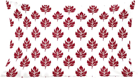 Sierkussens - Kussentjes Woonkamer - 60x40 cm - Botanisch - Patroon - Bordeaux